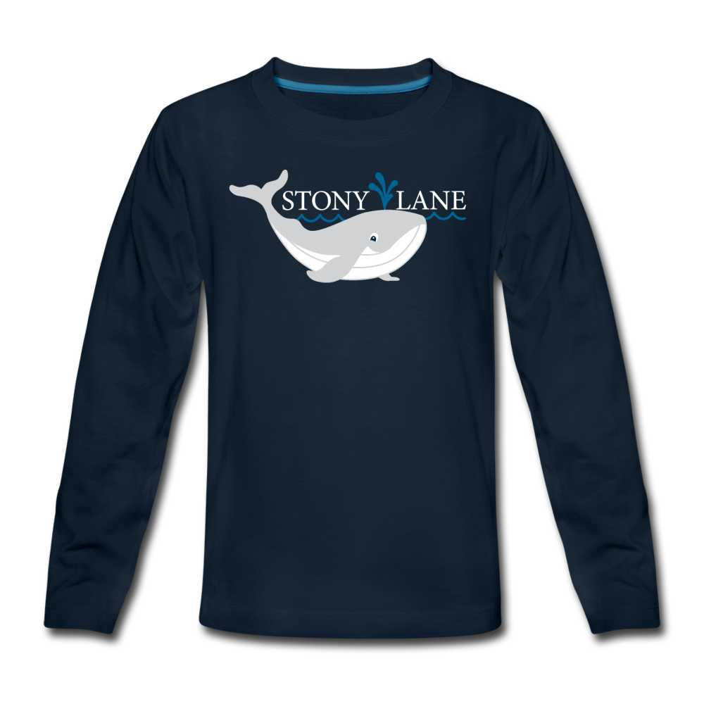 SL Kids' Premium Long Sleeve T-Shirt - deep navy
