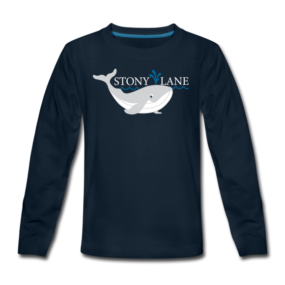 SL Kids' Premium Long Sleeve T-Shirt - deep navy