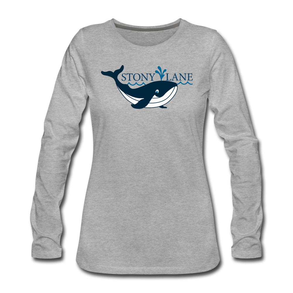SL Women's Premium Long Sleeve T-Shirt - heather gray