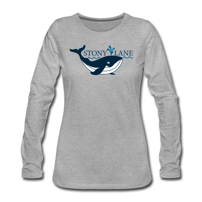 SL Women's Premium Long Sleeve T-Shirt - heather gray