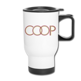 Coop Retro Travel Mug - white