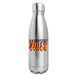 Haverford Vibes Insulated Stainless Steel Water Bottle - silver
