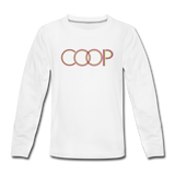Coop Retro Youth Long Sleeve - white