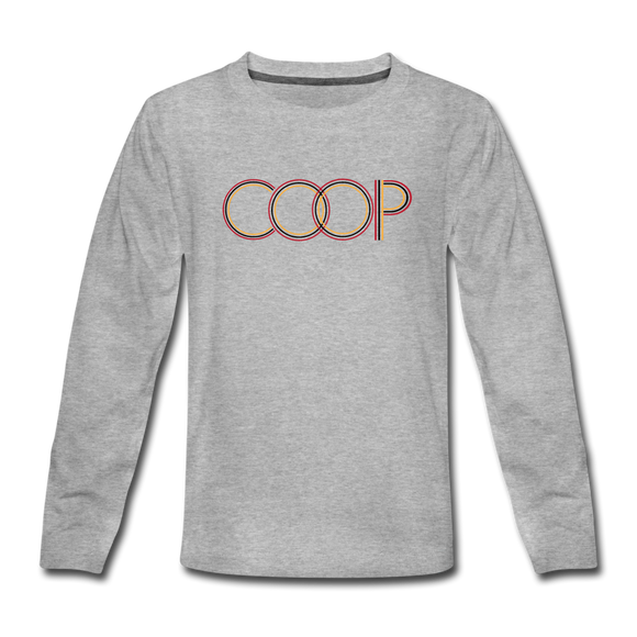 Coop Retro Youth Long Sleeve - heather gray