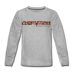 Coop Youth Long Sleeve Minetype - heather gray