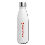 Coop Insulated Stainless Steel Circle Paw Water Bottle - white