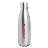 Coop Insulated Stainless Steel Circle Paw Water Bottle - silver