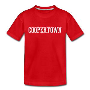 Coop Youth Short Sleeve - red