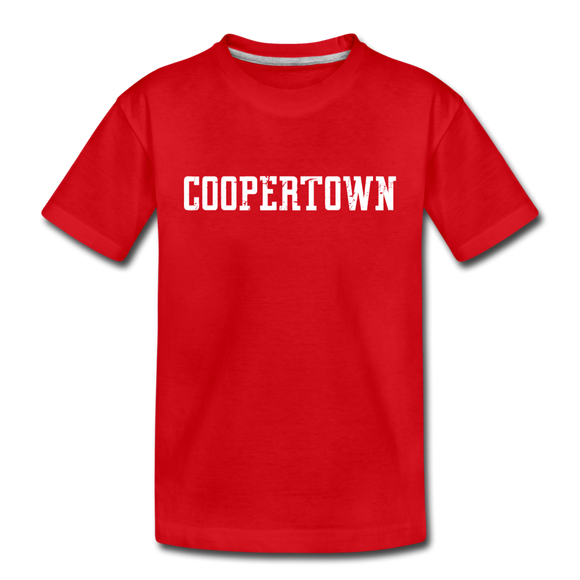 Coop Youth Short Sleeve - red