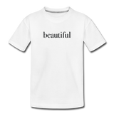 Coop Beautiful Youth Short Sleeve (Back shown. Front says "Beautiful") - white