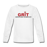 Coop Grit Youth Long Sleeve - white