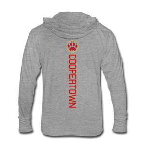 Coop Adult Hoodie (Back of Garment is Shown) - heather grey