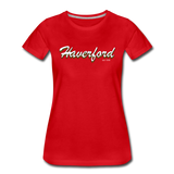 Haverford Adult Short Sleeve Women's - red