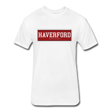 Haverford Adult Short Sleeve License Plate - white