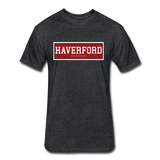 Haverford Adult Short Sleeve License Plate - heather black