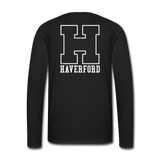 Haverford Adult Long Sleeve H Tee - black