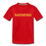 Haverford Youth Short Sleeve Cotton - red