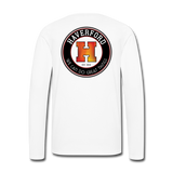 Haverford Adult Long Sleeve Together Tee (Back is Shown. Front says "TOGETHER) - white