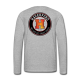 Haverford Adult Long Sleeve Together Tee (Back is Shown. Front says "TOGETHER) - heather gray