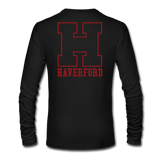 Haverford Adult Long Sleeve H Tee - black