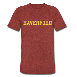 Haverford Adult Short Sleeve - heather cranberry