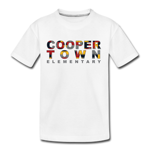 Coop Lego Pattern Youth Short Sleeve - white