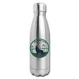 JS Insulated Stainless Steel Water Bottle - silver