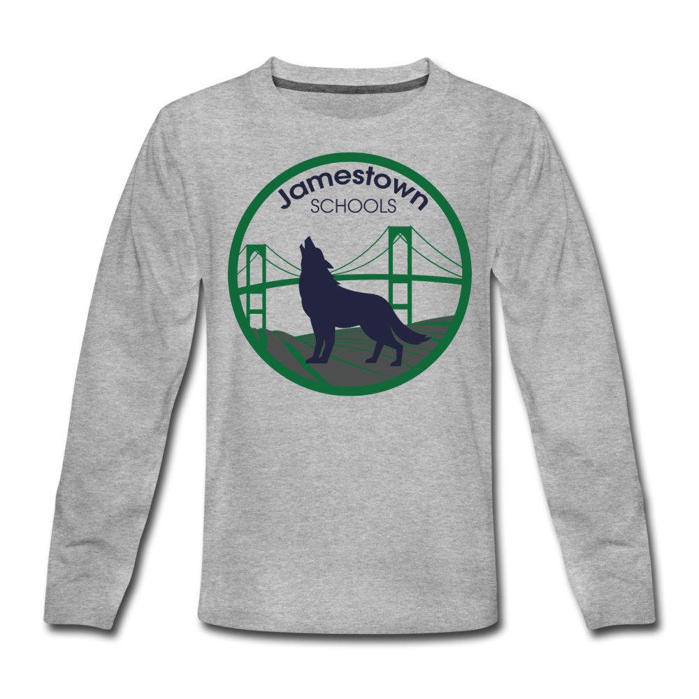 JS Kids' Premium Long Sleeve T-Shirt - heather gray