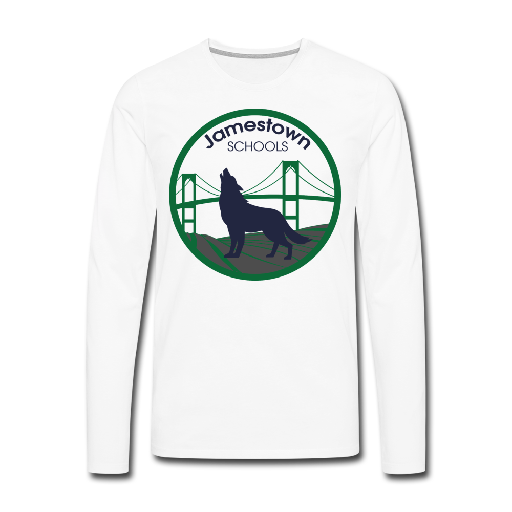 JS Men's Premium Long Sleeve - white