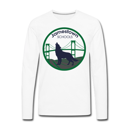 JS Men's Premium Long Sleeve - white