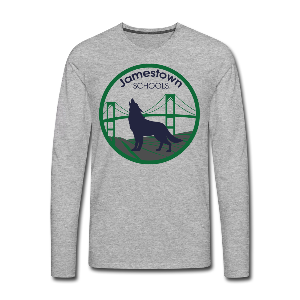 JS Men's Premium Long Sleeve - heather gray