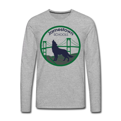 JS Men's Premium Long Sleeve - heather gray