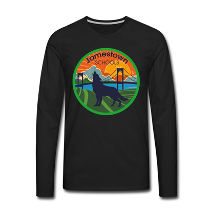JS Men's Premium Long Sleeve T-Shirt - black