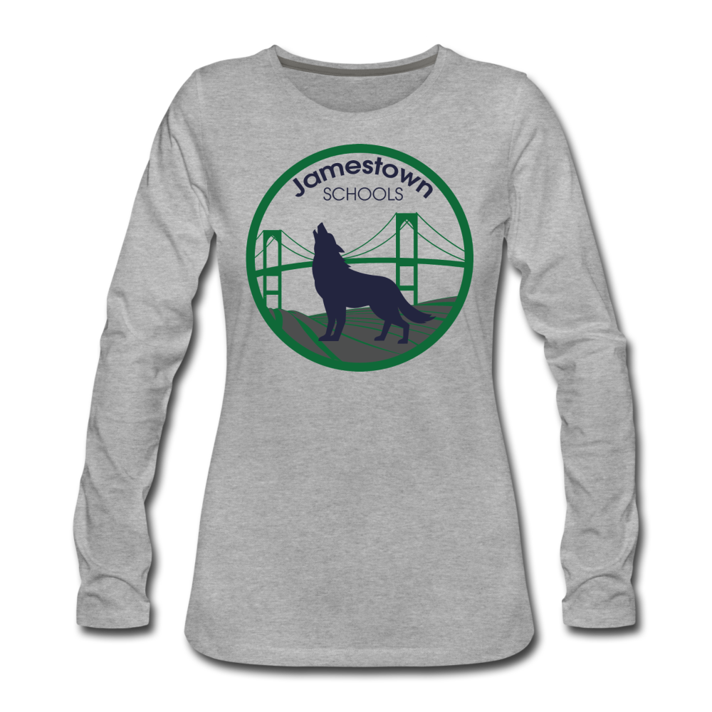 JS Women's Premium Long Sleeve T-Shirt - heather gray
