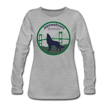 JS Women's Premium Long Sleeve T-Shirt - heather gray