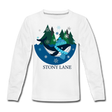 SL Kids' Premium Long Sleeve T-Shirt - white