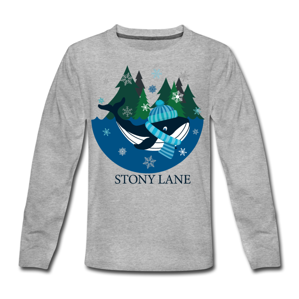 SL Kids' Premium Long Sleeve T-Shirt - heather gray