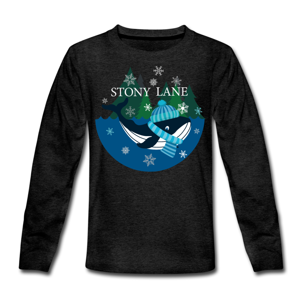 SL Kids' Winter Premium Long Sleeve T-Shirt - charcoal grey