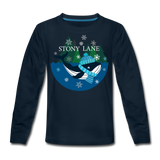 SL Kids' Winter Premium Long Sleeve T-Shirt - deep navy