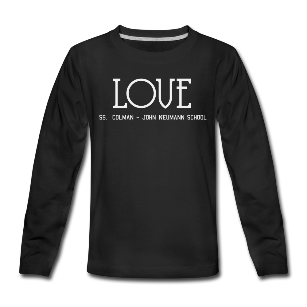 Kids' Premium Long Sleeve T-Shirt - black
