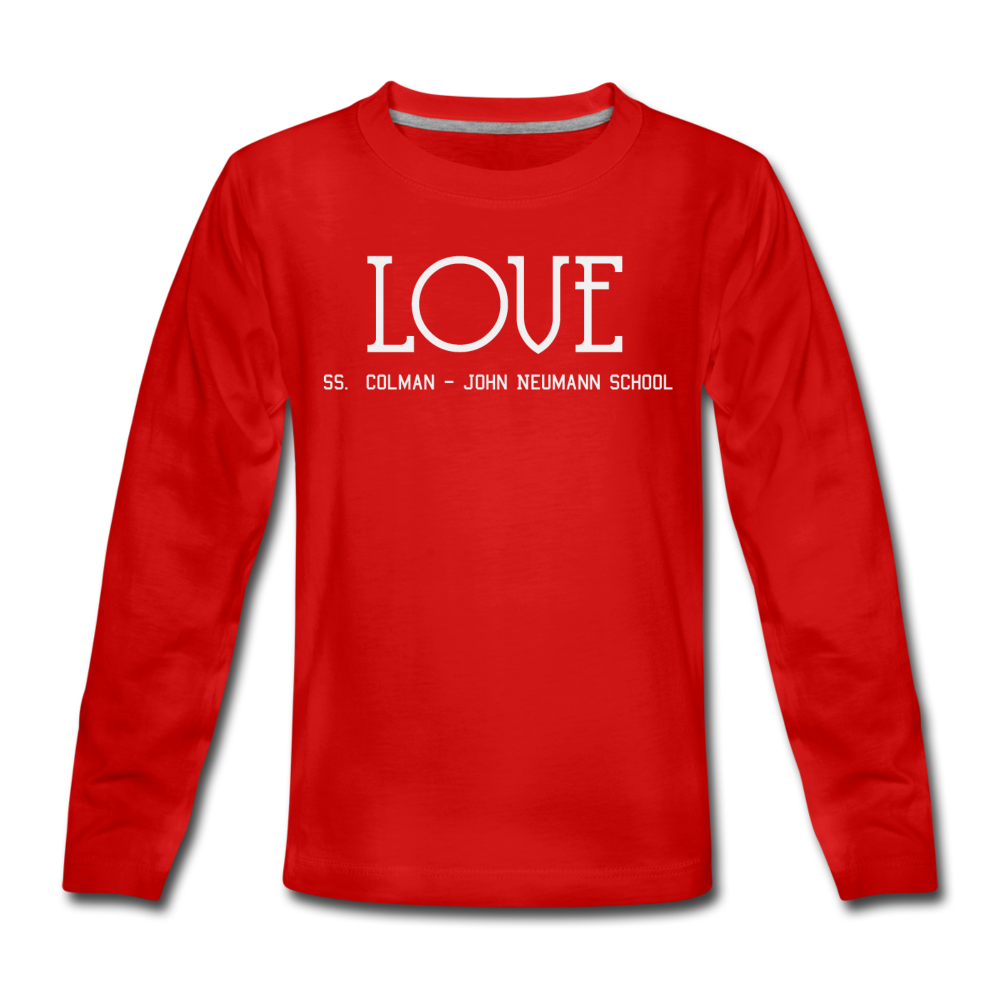 Kids' Premium Long Sleeve T-Shirt - red