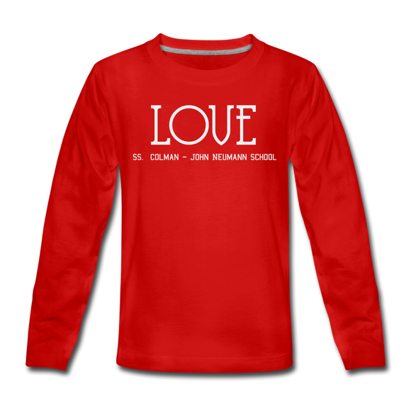 Kids' Premium Long Sleeve T-Shirt - red