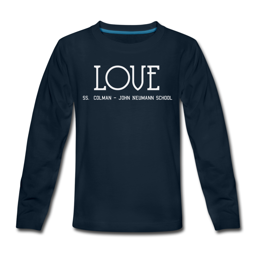 Kids' Premium Long Sleeve T-Shirt - deep navy