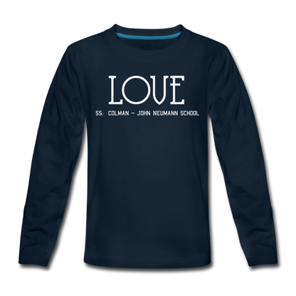 Kids' Premium Long Sleeve T-Shirt - deep navy