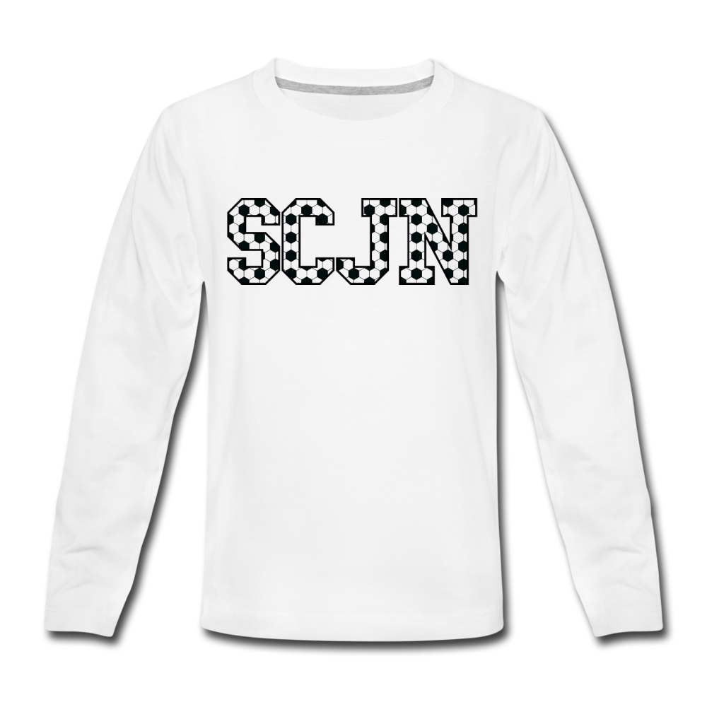 Kids' Premium Long Sleeve T-Shirt - white