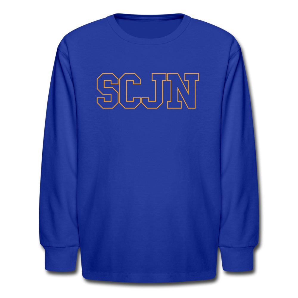 Kids' Long Sleeve T-Shirt - royal blue