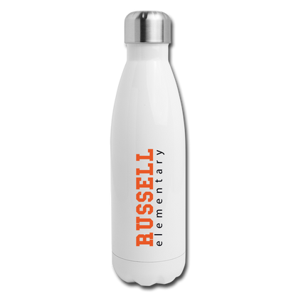 Insulated Stainless Steel Water Bottle - white