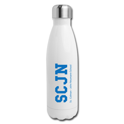 Insulated Stainless Steel Water Bottle - white