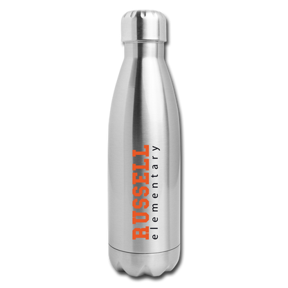 Insulated Stainless Steel Water Bottle - silver