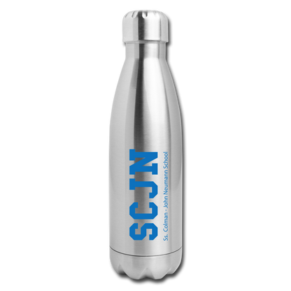 Insulated Stainless Steel Water Bottle - silver